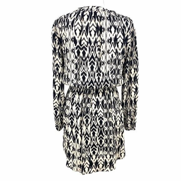 Gap Ikat Print Cinch Waist Dress Sz S - Picture 5 of 14